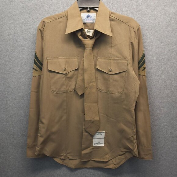 Crown Clothing USMC Corporal Alpha Green Service Jacket and Under Shirt 38R - Picture 14 of 16